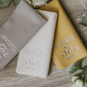 Birthday Napkins, Personalized Napkins, Happy Birthday, Birthday Party, Event Napkins, 63