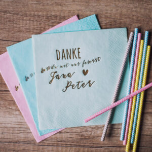 Personalized Napkins - Wedding 3