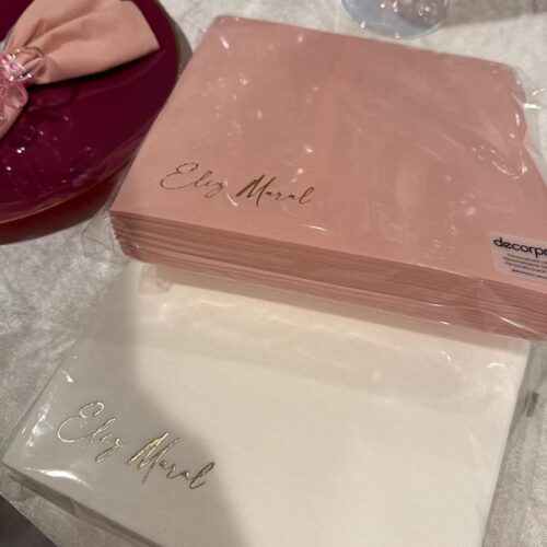 Personalized napkins, Dinner Napkins, Wedding napkins, Monogram, Linen Like Napkins photo review