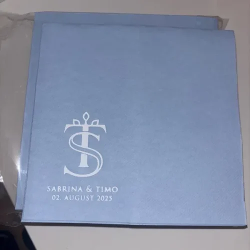 Personalized napkins, Dinner Napkins, Wedding napkins, Monogram, Linen Like Napkins photo review